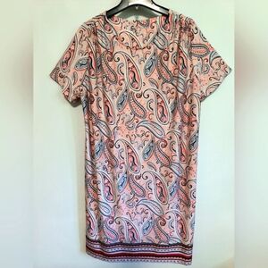 Kim Rogers Curvy Paisley Dress / Size 1X